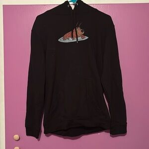 Lane Seven Custom Black Hoodie with Scooby-Doo Small